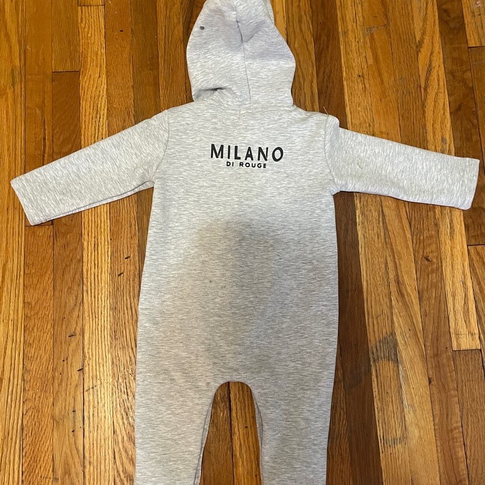 Milano Di Rouge Light Gray Kids Footie
